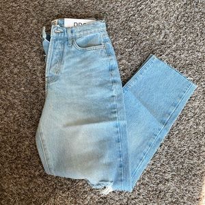 BDG high rise slim straight jeans